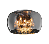 Trio Vapore Chrome glass ceiling light 611210506