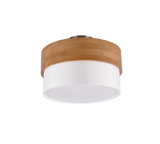 Plafón de techo Trio Seasons LED níquel mate 3000K Ø30cm 611500201