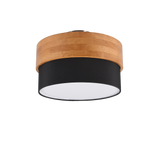 Plafón de techo Trio Seasons LED níquel mate 3000K Ø30cm 611500202
