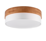 Plafón de techo Trio Seasons LED níquel mate 3000K Ø50cm 611500301
