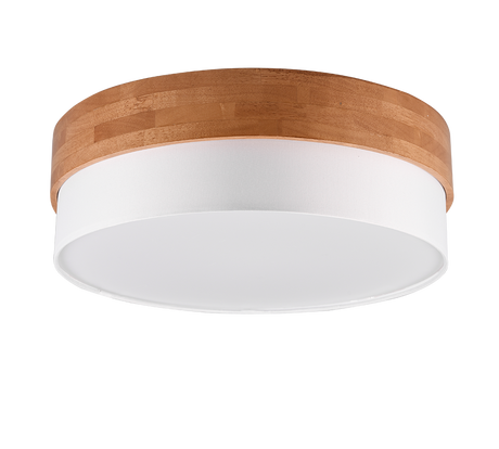 Plafón de techo Trio Seasons LED níquel mate 3000K Ø50cm 611500301