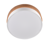 Plafón de techo Trio Seasons LED níquel mate 3000K Ø50cm 611500301
