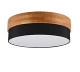 Plafón de techo Trio Seasons LED níquel mate 3000K Ø50cm 611500302