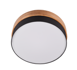 Plafón de techo Trio Seasons LED níquel mate 3000K Ø50cm 611500302