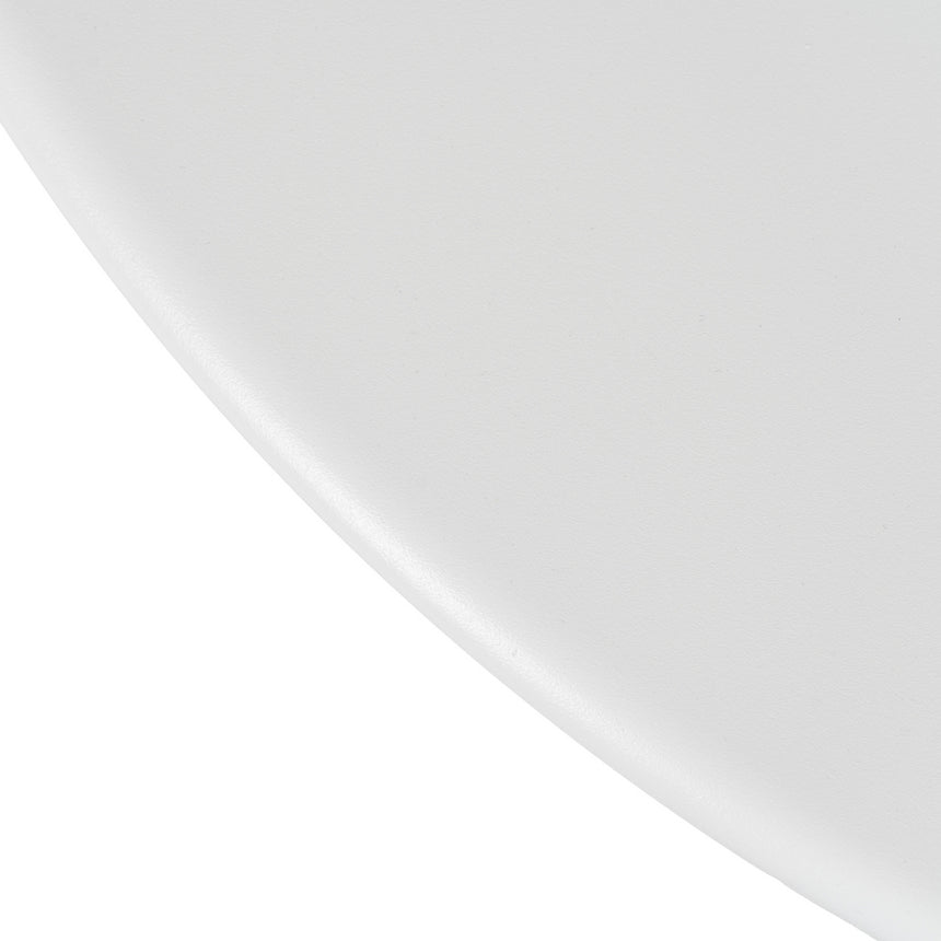 Mesa auxiliar plegable de acero en blanco 70x70x72 cm
