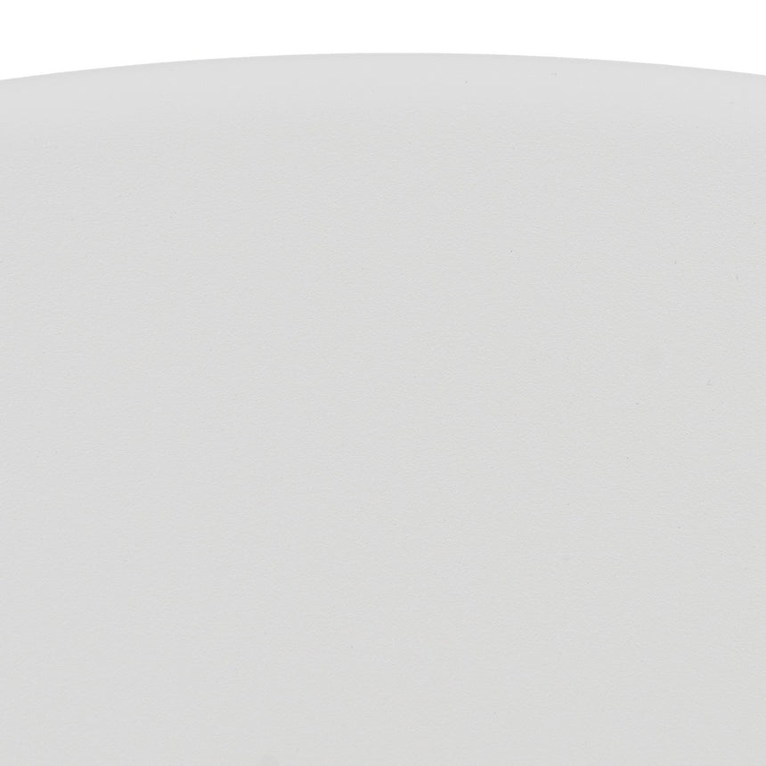 Mesa auxiliar plegable de acero en blanco 70x70x72 cm
