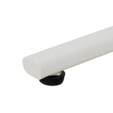 Mesa auxiliar plegable de acero en blanco 70x70x72 cm