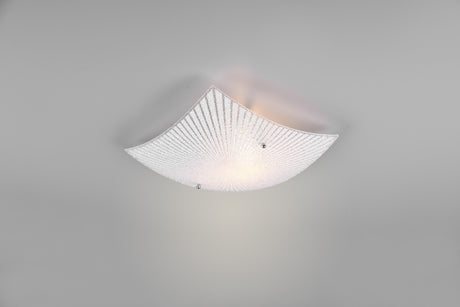 Plafón de techo Trio Elisa LED cromo 2700K 30cm 612200100