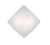 Plafón de techo Trio Elisa LED cromo 2700K 40cm 612200200