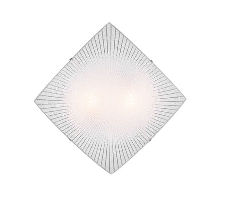 Plafón de techo Trio Elisa LED cromo 2700K 40cm 612200200