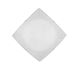 Plafón de techo Trio Elisa LED cromo 2700K 40cm 612200200