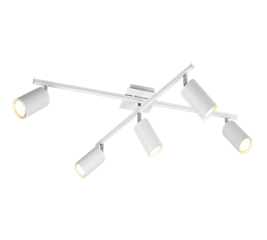 Trio Marley white metal ceiling light 612400501