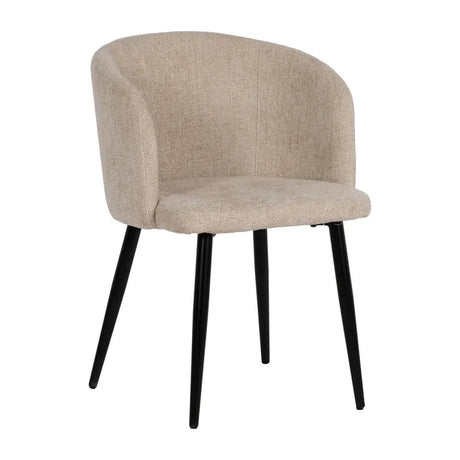 /IXI612647 SILLA CREMA TEX/MET 53X77 | IXIA