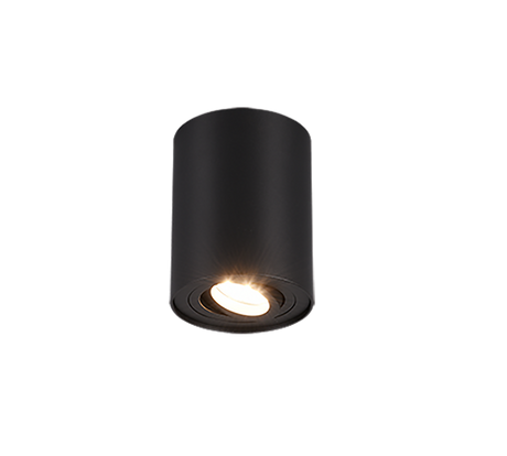 Plafón de techo Trio Cookie Ø9,6cm negro mate — ref. 612900132 (3)