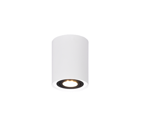 Plafón de techo Trio Cookie LED black and white 3000K Ø9,6cm 612900134