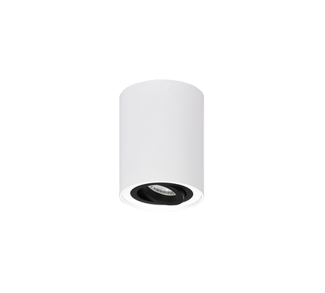 Plafón de techo Trio Cookie LED black and white 3000K Ø9,6cm 612900134