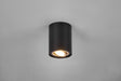 Plafón de techo Trio Cookie LED negro y dorado 3000K Ø9,6cm 612900180