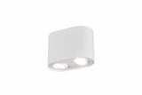 Plafón de techo Trio Cookie 2 luces 17,8cm blanco mate — ref. 612900231 (1)