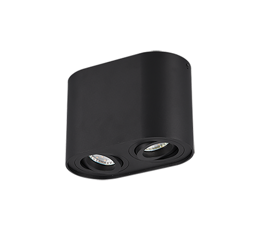 Trio Cookie Metal ceiling lamp black mat 612900232