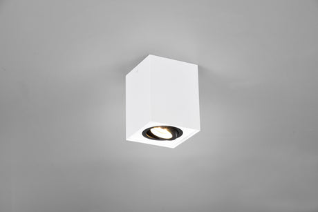 Plafón de techo Trio Biscuit LED black and white 3000K 9,6cm 613000134
