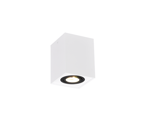Plafón de techo Trio Biscuit LED black and white 3000K 9,6cm 613000134