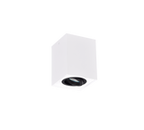 Plafón de techo Trio Biscuit LED black and white 3000K 9,6cm 613000134