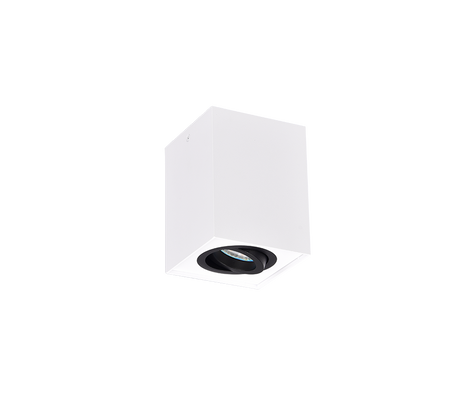 Plafón de techo Trio Biscuit LED black and white 3000K 9,6cm 613000134