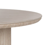 IXIA Mesa de centro piedra beige MDF 90x45 cm 613517