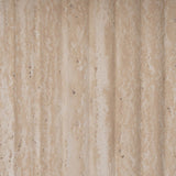 IXIA Mesa de centro piedra beige MDF 90x45 cm 613517