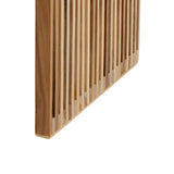 Set de 2 banquetas Bellamonte de madera de teca en tono natural 50x34x60 cm