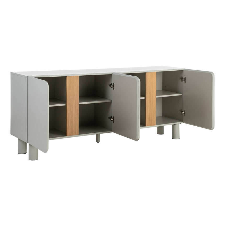 Aparador Malta de DM en taupe 180x40x75 cm