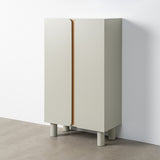 Armario Malta de DM en taupe 80x40x137 cm