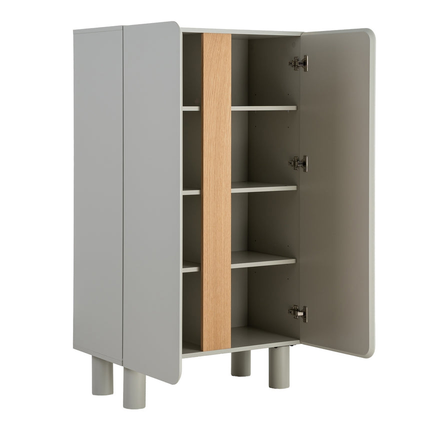 Armario Malta de DM en taupe 80x40x137 cm