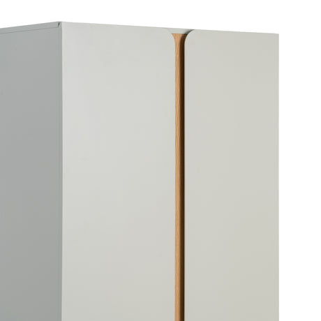Armario Malta de DM en taupe 80x40x137 cm
