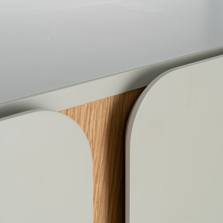 Armario Malta de DM en taupe 80x40x137 cm