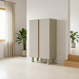 Armario Malta de DM en taupe 80x40x137 cm