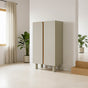 Armario Malta de DM en taupe 80x40x137 cm