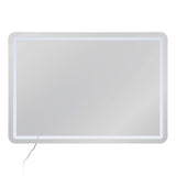 Espejo de pared con luz LED 100x70 cm