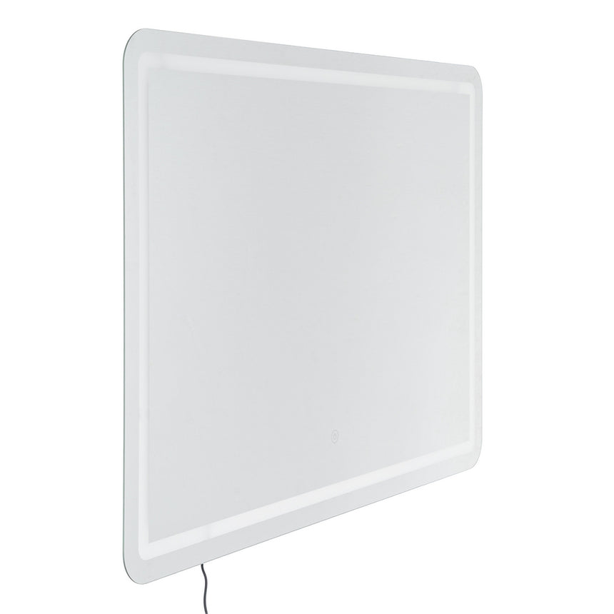 Espejo de pared con luz LED 100x70 cm