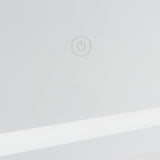 Espejo de pared con luz LED 100x70 cm