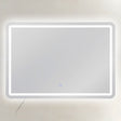 Espejo de pared con luz LED 100x70 cm