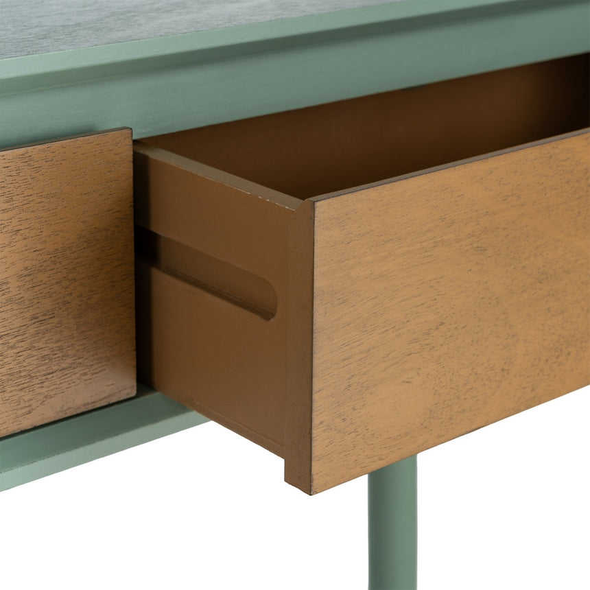 Consola de DM en verde 90x35x75 cm