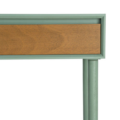 Consola de DM en verde 90x35x75 cm