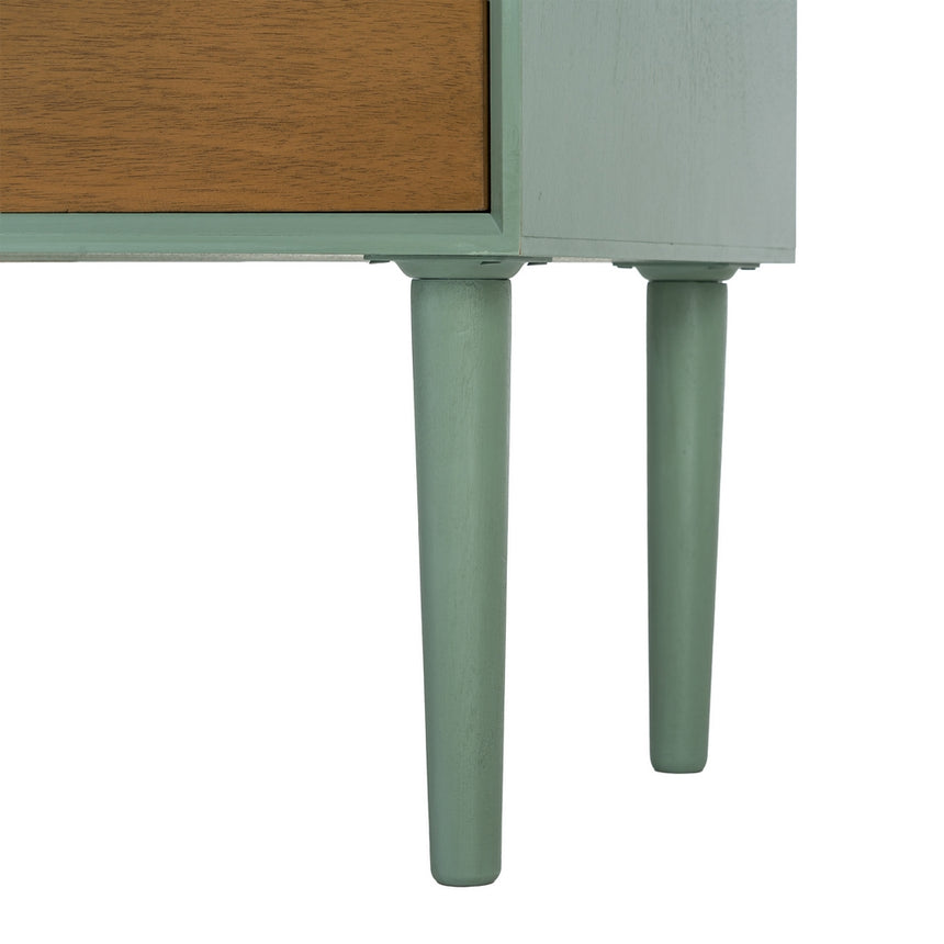 Cómoda de DM en verde 75x35x75 cm