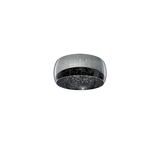 Plafón de techo Trio Crystel LED cromo 2700K Ø50cm 616700506