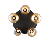 Plafón de techo Trio Lumina LED negro mate 2700K Ø63,5cm 617030513