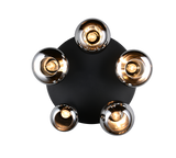 Plafón de techo Trio Lumina LED negro mate 2700K Ø63,5cm 617030532