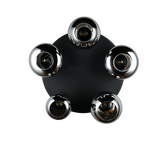 Plafón de techo Trio Lumina LED negro mate 2700K Ø63,5cm 617030532