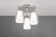 Plafón de techo Trio Barret LED cromo 3000K Ø38cm 617500306