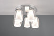 Plafón de techo Trio Barret LED cromo 3000K Ø48cm 617500506